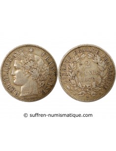 2 Francs Argent 1872 A Paris