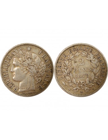 2 francs Argent 1872 A Paris