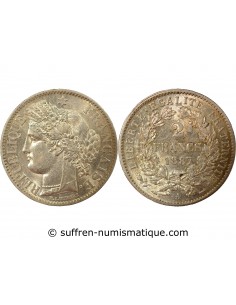 2 francs Argent 1887 A Paris