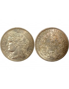 2 francs Argent 1887 A Paris 2
