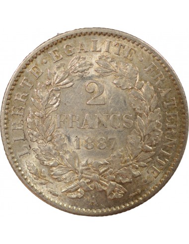 2 francs Argent 1887 A Paris