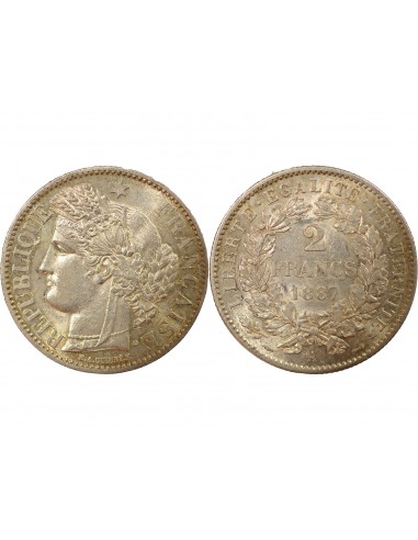 2 francs Argent 1887 A Paris