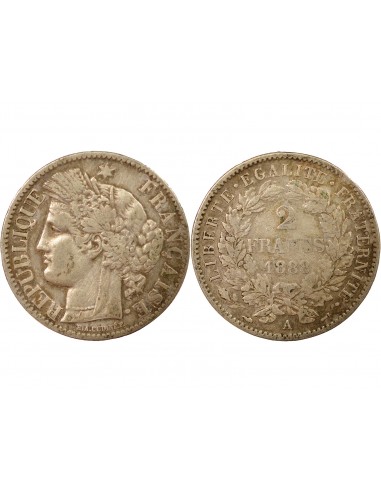 2 francs Argent 1888 A Paris