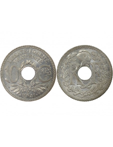 10 centimes Zinc 1941 A Paris