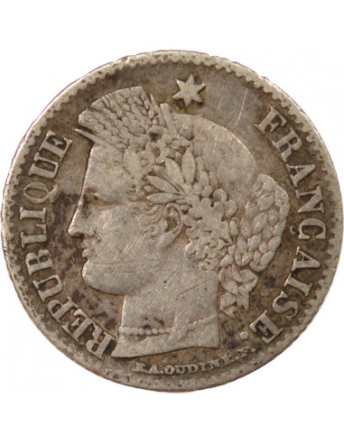 20 Centimes Argent 1850 A Paris