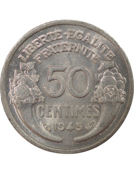 50 centimes Aluminium 1945 A Paris
