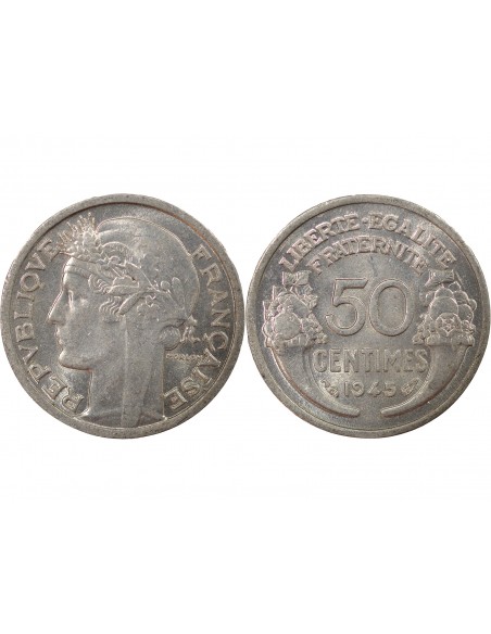 50 centimes Aluminium 1945 A Paris