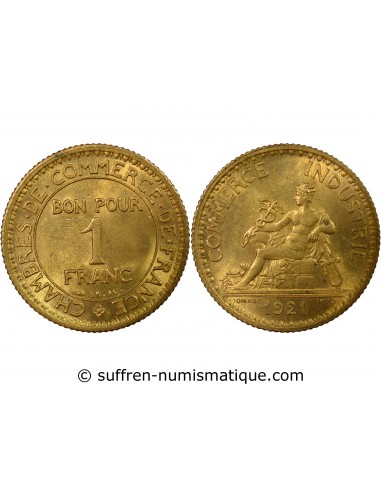 1 franc Cuivre-Aluminium 1921 A Paris