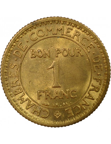 1 franc Cuivre-Aluminium 1921 A Paris