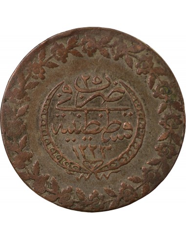 Empire Ottoman Mahmoud II 5 kurush Billon 1223/25 (1831-1832) Constantinople