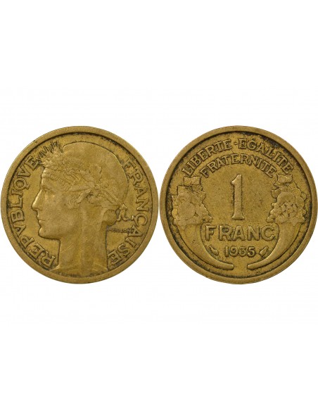 1 franc Cuivre-Aluminium 1935 A Paris
