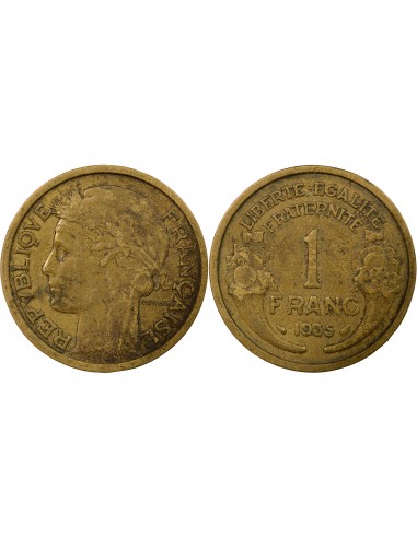 1 franc Cuivre-Aluminium 1935 A Paris