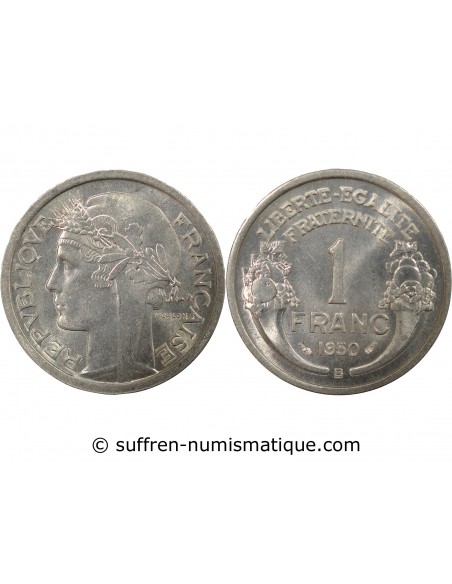 1 franc Aluminium 1950 B Beaumont - Le Roger
