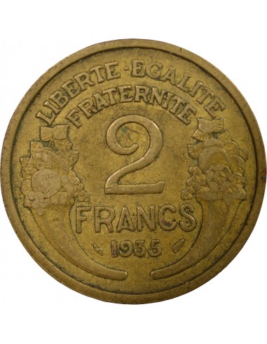 2 francs Cuivre-Aluminium 1935 A Paris
