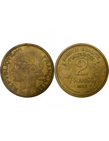 2 francs Cuivre-Aluminium 1935 A Paris