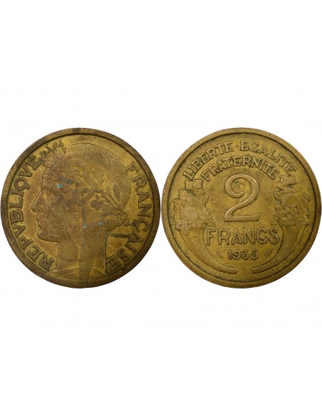 2 francs Cuivre-Aluminium 1935 A Paris