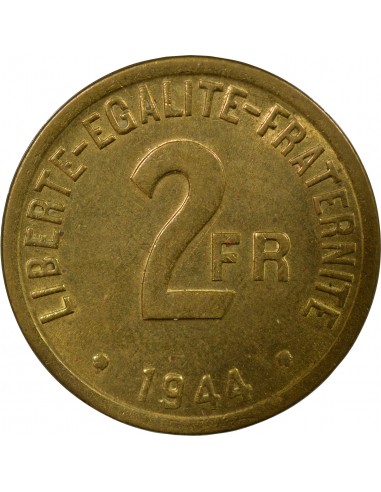 2 francs Bronze-Alu 1944 Philadelphie