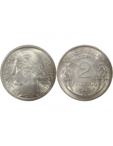 2 francs Aluminium 1948 B Beaumont - Le Roger