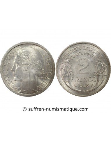 2 francs Aluminium 1948 B Beaumont - Le Roger