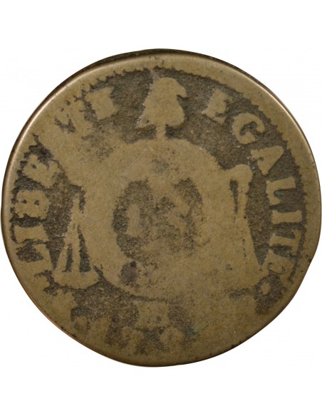 Louis XVI Sol dit à la table de loi Métal de Cloche 1793 BB Strasbourg