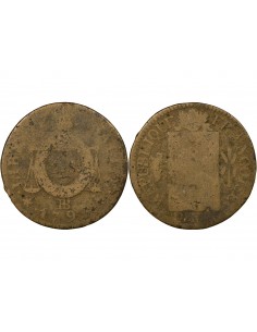 Louis XVI 1 sol Métal de Cloche 1793 BB Strasbourg 2