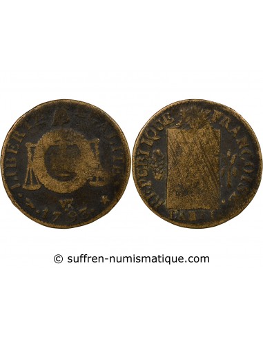 Louis XVI 1 sol Métal de Cloche 1793 Arras