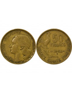 50 Francs Bronze-Alu 1954 B Beaumont - Le Roger 2