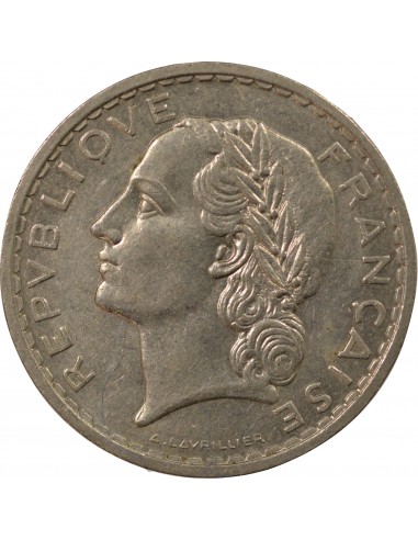 5 francs Nickel 1938 A Paris