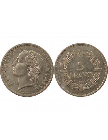 5 francs Nickel 1938 A Paris