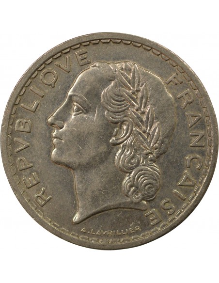 5 Francs Nickel 1938 A Paris