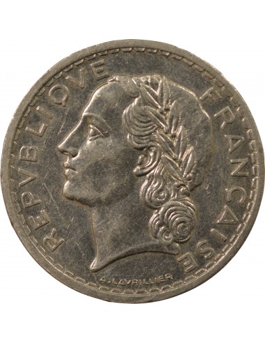 5 francs Nickel 1938 A Paris