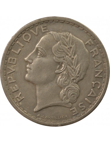 5 francs Nickel 1938 A Paris