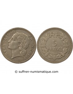 5 francs Nickel 1938 A Paris
