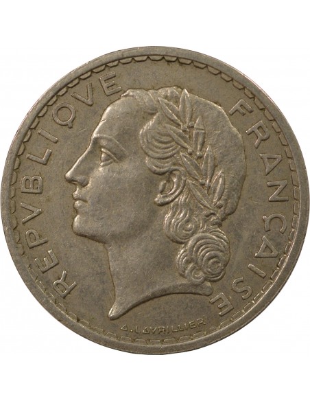 5 francs Nickel 1938 A Paris