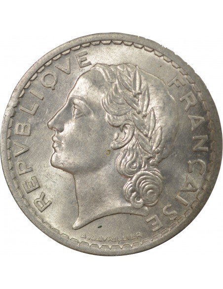 5 francs Aluminium 1947 A Paris