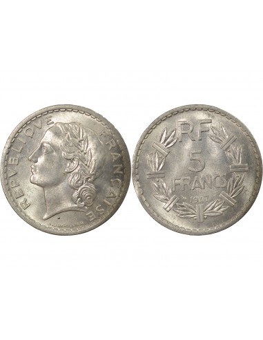 5 francs Aluminium 1947 A Paris