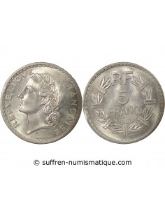 5 francs Aluminium 1947 A Paris
