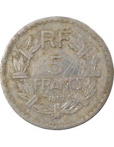 5 francs Aluminium 1952 A Paris