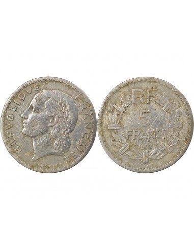 5 francs Aluminium 1952 A Paris