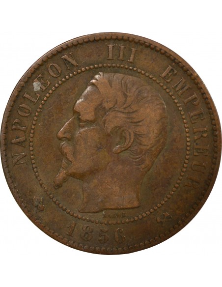 Napoléon III 10 Centimes Bronze 1956 B Rouen