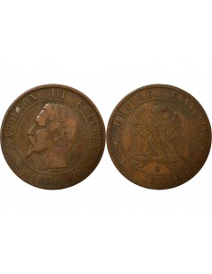 Napoléon III 10 Centimes Bronze 1956 B Rouen 2