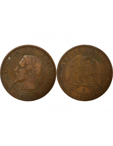 Napoléon III 10 Centimes Bronze 1956 B Rouen