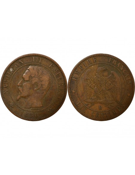Napoléon III 10 Centimes Bronze 1956 B Rouen
