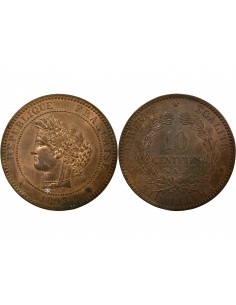 10 centimes Bronze 1893 A Paris 2