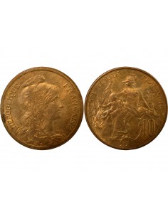 10 Centimes Bronze 1917 A Paris 2