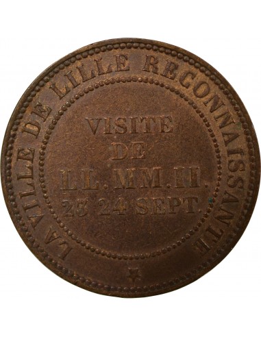 Napoléon III 1 jeton Bronze 1853