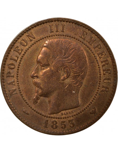 Napoléon III 1 jeton Bronze 1853