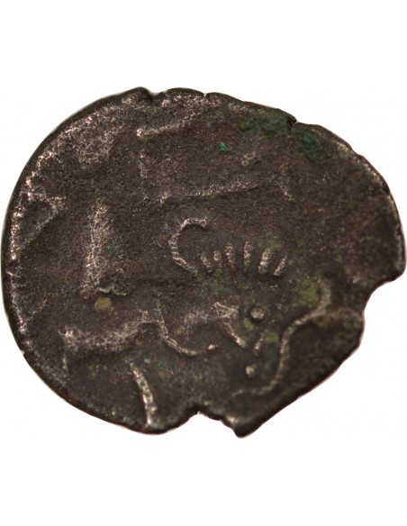 Gaule (Coriosolites) 1/4 statère Billon Ie Siècle AV JC