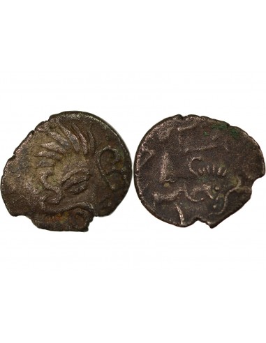 Gaule (Coriosolites) 1/4 statère Billon Ie Siècle AV JC