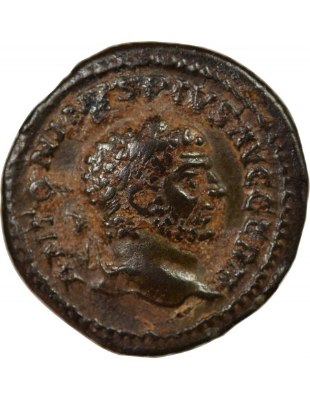 CARACALLA - DENIER FOURRE, Sérapis - APRES 216